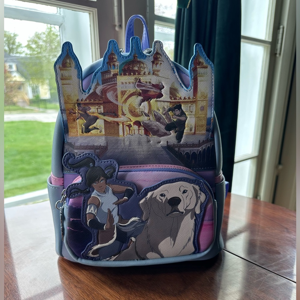 Loungefly x Nickelodeon Legend of Korra Backpack - Pink and‎ Gray